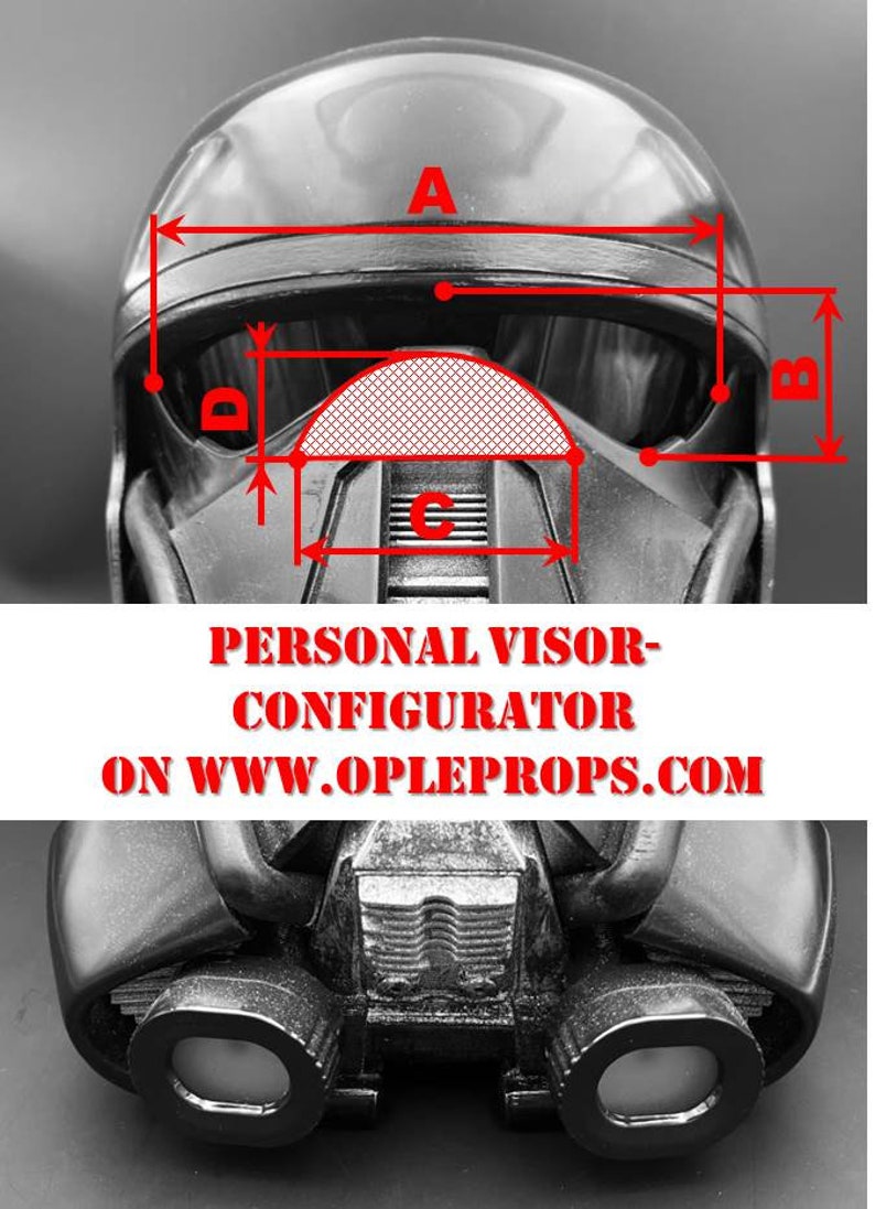 Hasbro Black Series Helmet Darth Vader Monitorlense Helmetlense lense blackseries cosplay slightly bulbed darthvader visor image 6