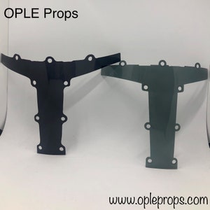 OPLE Props Hasbro Black Series Helmet The Mandalorian Replacement visor lense Helmetlense blackseries cosplay spare part replacementvisor image 7