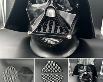 すべてアルミニウムで機械加工されたダースベイダーのヘルメットの牙