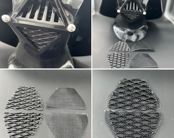 すべてアルミニウムで機械加工されたダースベイダーのヘルメットの牙