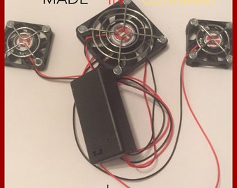 OPLE Props Triple Fan System OPLE Nano Advanced Fans Fan Device Helmet Mask Fresh Air Cooling Costume Cosplay Airblower Mascot Fuirsuit
