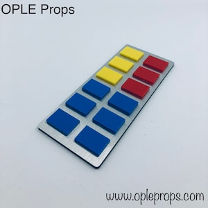 OPLE Props quality rank bar empire rebels series style Grand Admiral Thrawn cosplay opaque tiles admiral captain piett nedar kallus