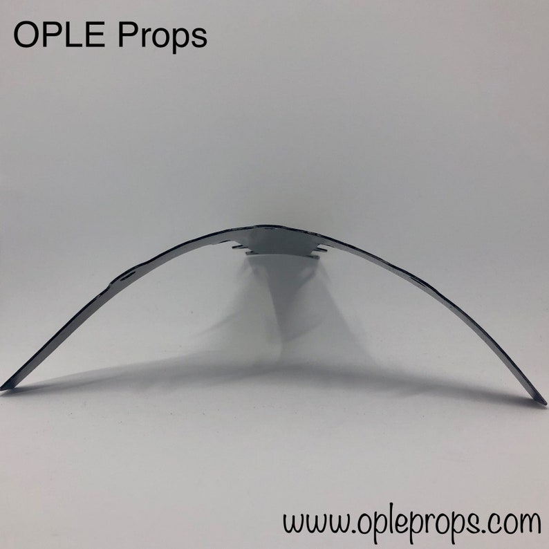 OPLE Props Hasbro Black Series Helmet The Mandalorian Replacement visor lense Helmetlense blackseries cosplay spare part replacementvisor image 4