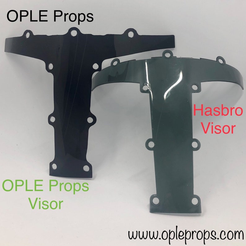 OPLE Props Hasbro Black Series Helmet The Mandalorian Replacement visor lense Helmetlense blackseries cosplay spare part replacementvisor image 5