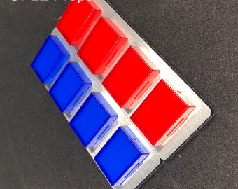 OPLE Props quality rank bar empire General Veers Colonel General Major cosplay rankbar 501st insignia plaque imperial officer prop