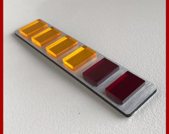 OPLE Props Juno Eclipse Force unleashed quality rank bar empire cosplay Officer 501st Plaque Insignia Imperial rankbar Starkiller