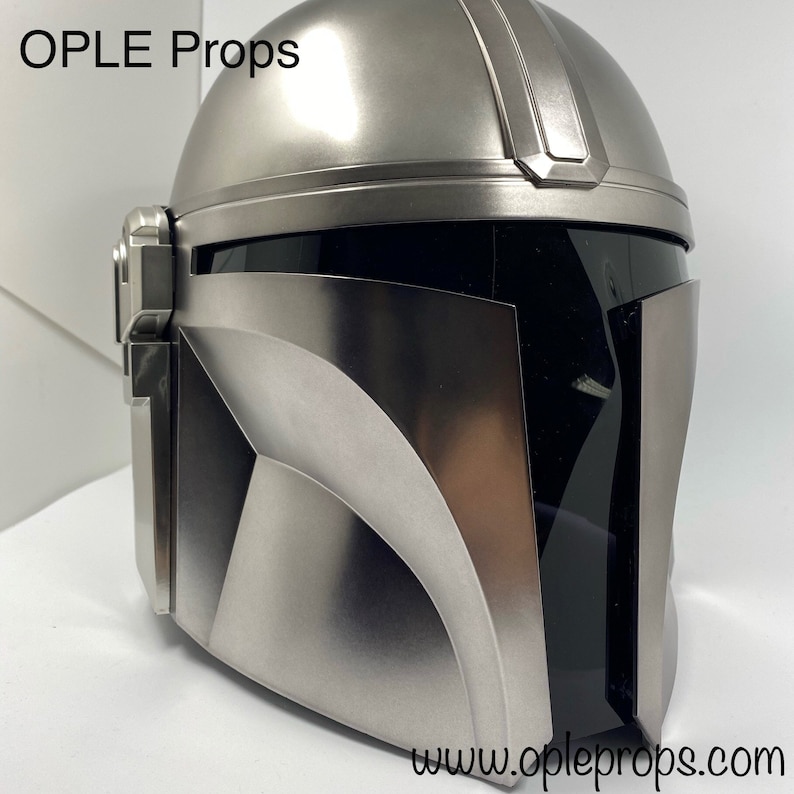 OPLE Props Hasbro Black Series Helmet The Mandalorian Replacement visor lense Helmetlense blackseries cosplay spare part replacementvisor image 1