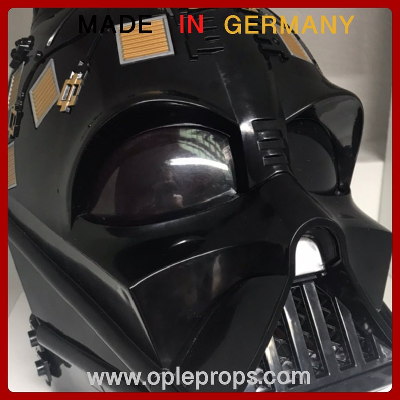 Hasbro Black Series Helmet Darth Vader Monitorlense Helmetlense lense blackseries cosplay slightly bulbed darthvader visor image 4