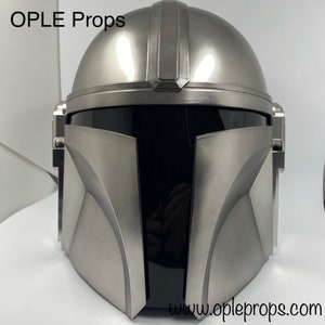 OPLE Props Hasbro Black Series Helmet The Mandalorian Replacement visor lense Helmetlense blackseries cosplay spare part replacementvisor image 2