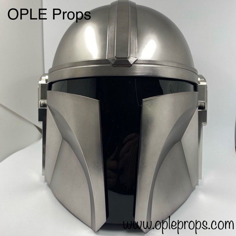 OPLE Props Hasbro Black Series Helmet The Mandalorian Replacement visor lense Helmetlense blackseries cosplay spare part replacementvisor image 2