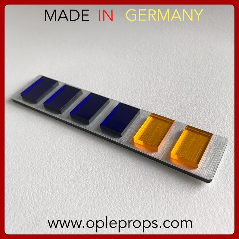 OPLE Props quality rank bar empire Captain Commodore Navy cosplay Officer 501st rankbar insignia plaque metall Prop image 1