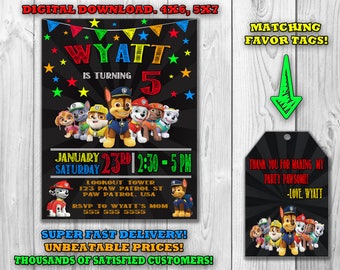 Paw patrol bottle labels free
