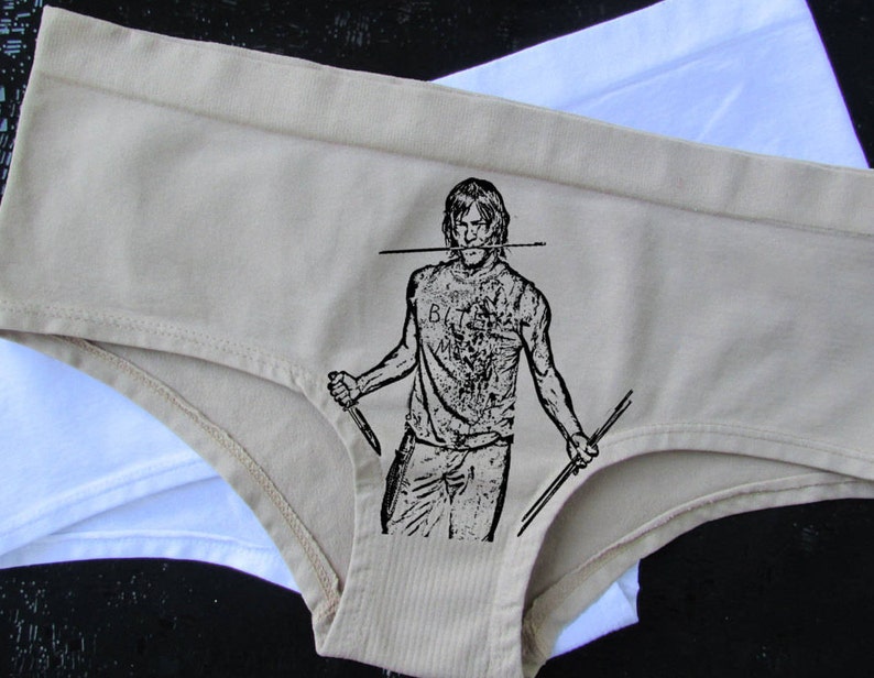 Daryl Dixon,Underwear The walking dead,Panties the walking dead,Panties zombie,Lingerie zombie,Underwear zombie,Halloween Underwear zombie,