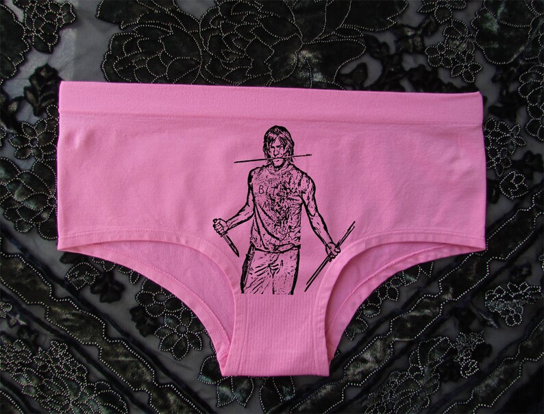 Daryl Dixon,Underwear The walking dead,Panties the walking dead,Panties zombie,Lingerie zombie,Underwear zombie,Halloween Underwear zombie,