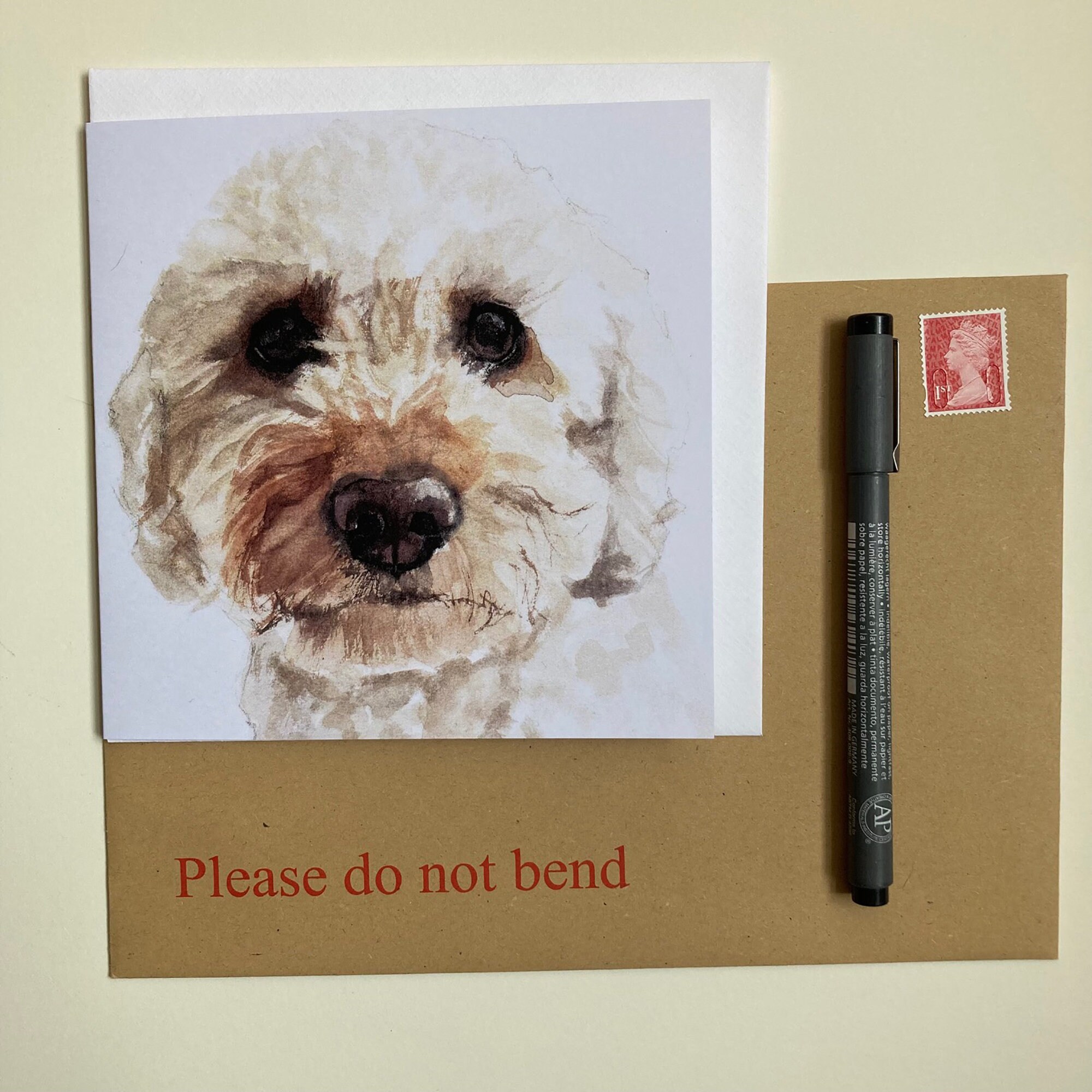 Cockapoo Card, Dog Greetings Card - Etsy