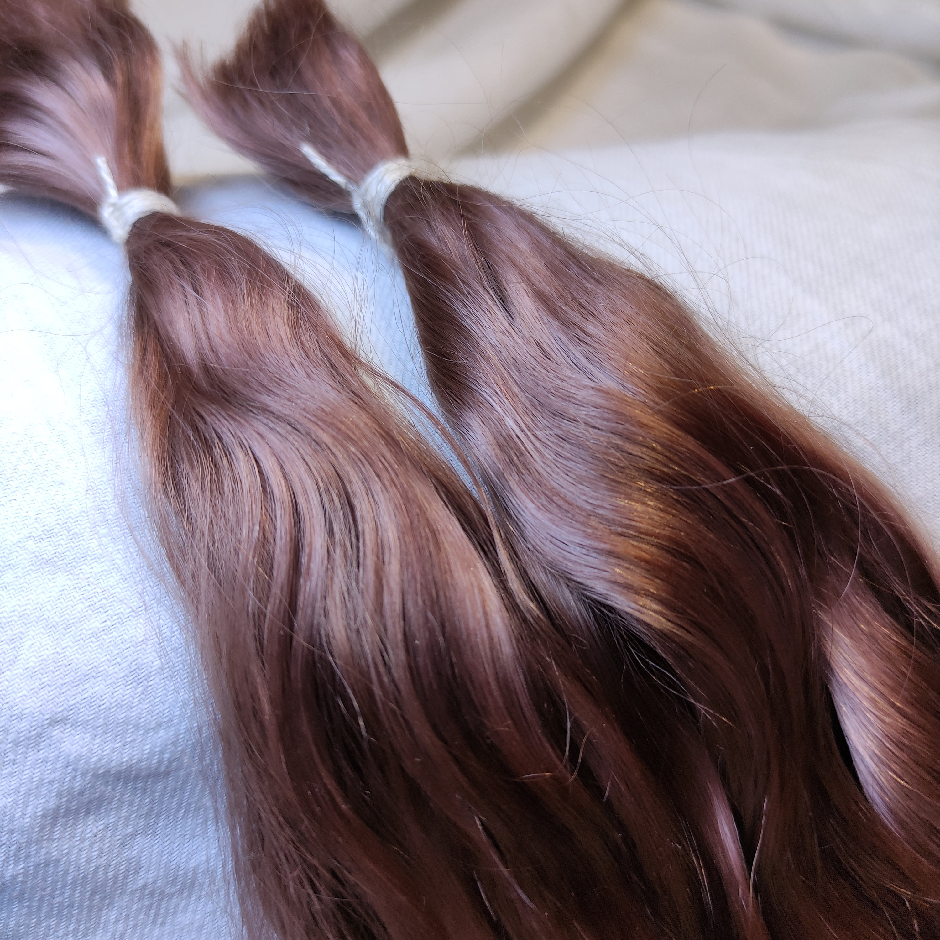 Rosewood mohair doll hair for rerooting Reborn mohair Doll Etsy