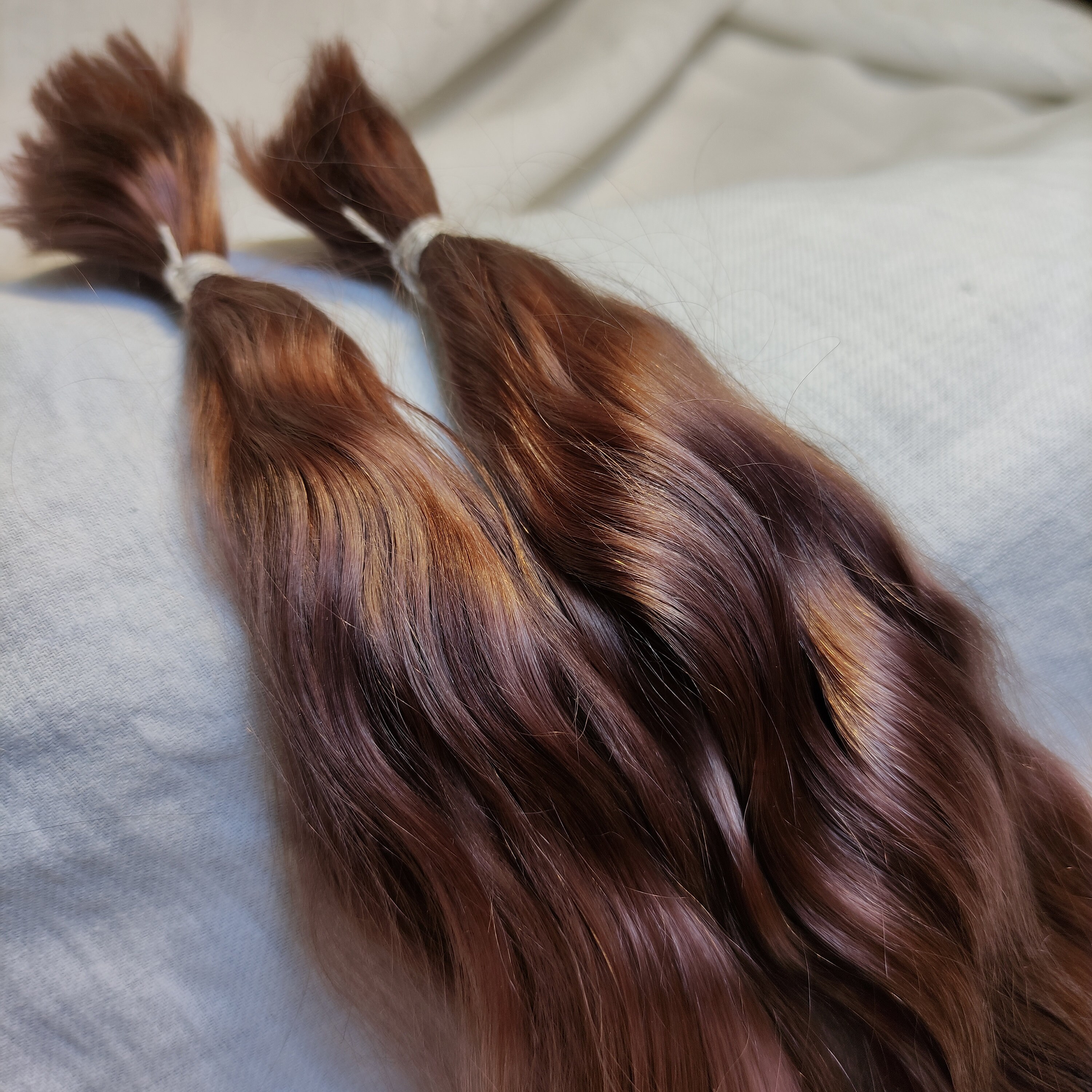 Rosewood mohair doll hair for rerooting Reborn mohair Doll Etsy