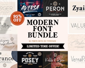 May include: A collage of colorful squares featuring different font styles, including "Roger", "Aversa", "Peron", "Zyain", "Malligoe", "Antigua Presidente", "France", "Pose