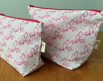 Flamingo makeup bag, Flamingo washbag, Flamingo gift set