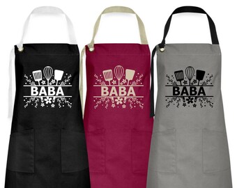 Baba Apron: Artisan Cotton Apron with Pockets