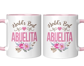 Worlds Best Abuelita Ceramic Mug, Best Abuelita Ever, Abuelita Coffee Mug, Abuelita Gift, Abuelita Coffee Mug Mother's Day