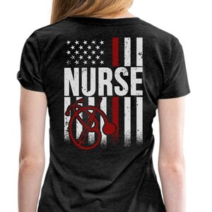 Nurse Flag T-Shirt: Patriotic RN Gift