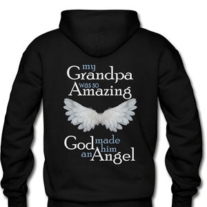 Grandpa Angel Tshirt - Etsy