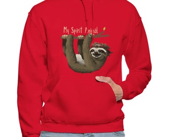 Sloth Spirit Animal Sloth Hoodie 
