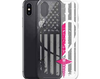 Nurse Flag iPhone Case, iphone 8 plus case, iphone 7 case, iphone XR case, iphone 7 plus case, iphone 6s case, iphone xs max, iphone XS case