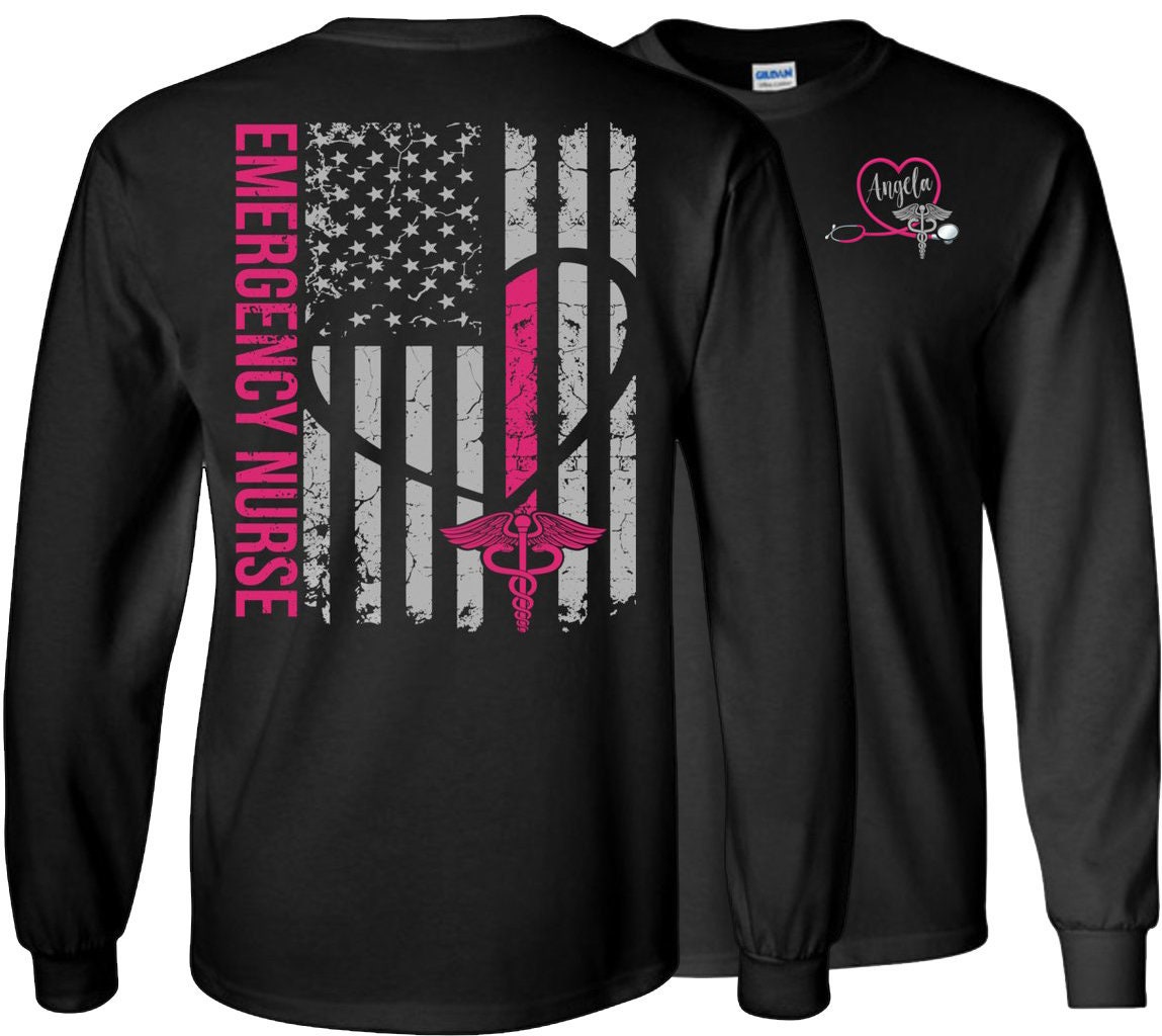 Nurse long sleeve t shirts Clearance