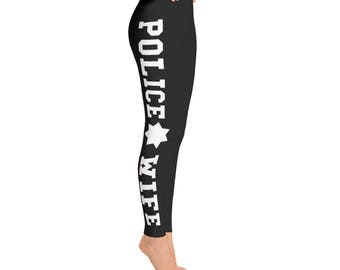 Police Leggings - Etsy