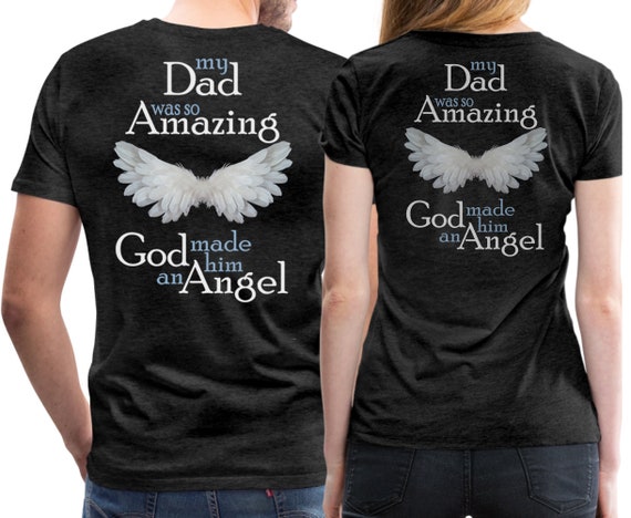 Father Guardian Angel T-Shirt - Memorial Gift Father Guardian Angel T-Shirt - Memorial Gift