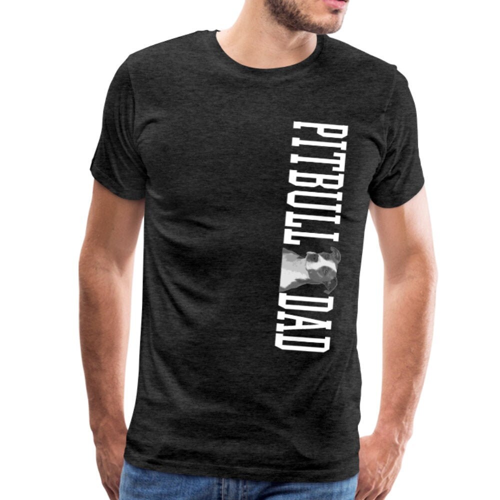 Unisex T-Shirt - Pitbull Dad Print, Short Sleeve Shirt – Tail Threads
