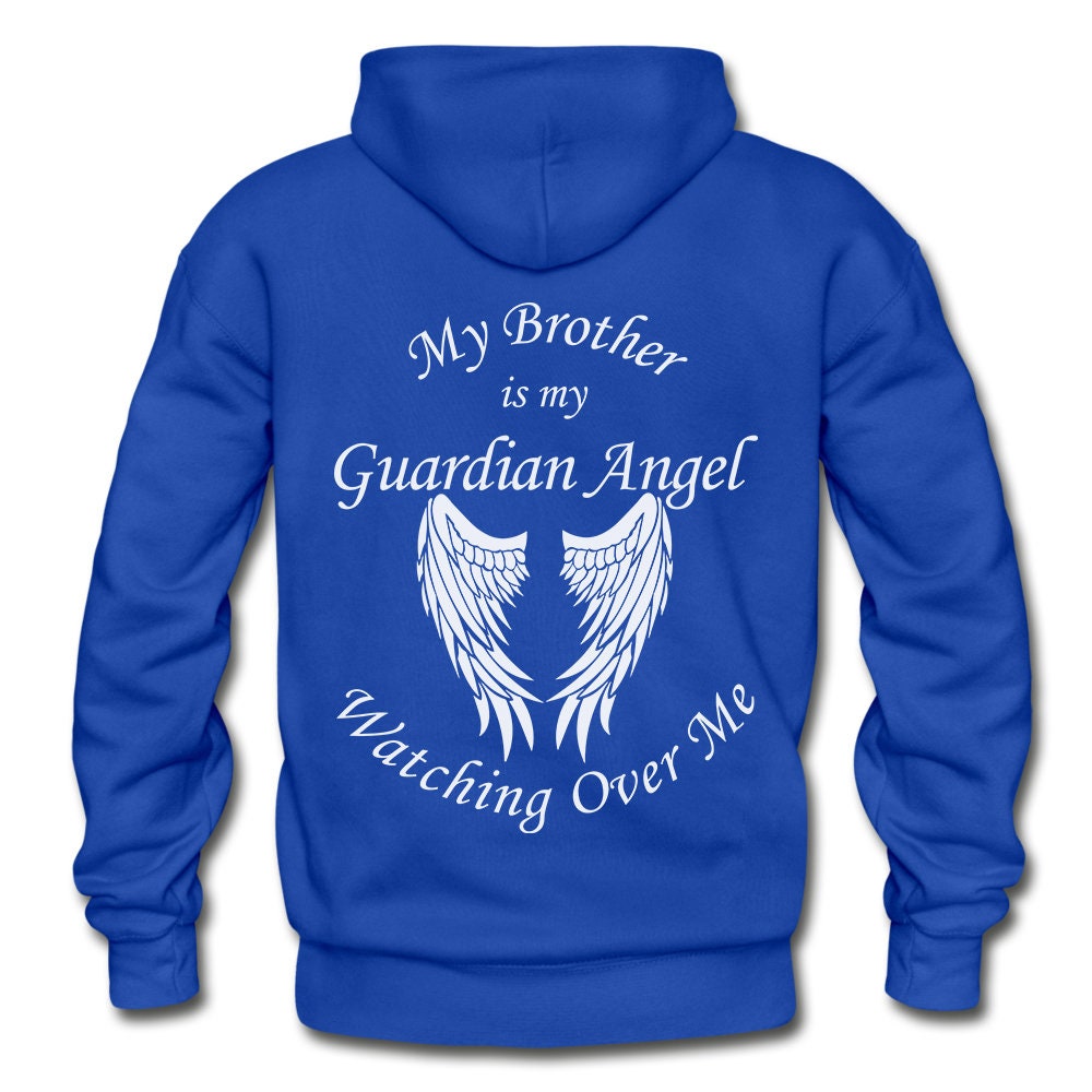 Brother Guardian Angel Hoodie My Brother is My Guardian | Etsy