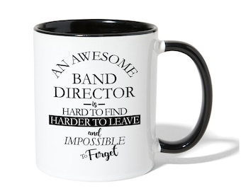 Band Director Gifts Band Director Coffee Mug, Band Leader Cup, Music Teacher Mug, Music Teacher Gift, Band Leader Gift, Music Director