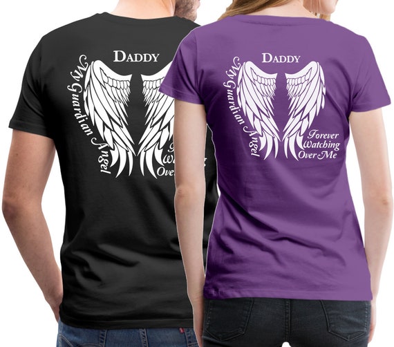 Father Guardian Angel T-Shirt - Memorial Gift Father Guardian Angel T-Shirt - Memorial Gift