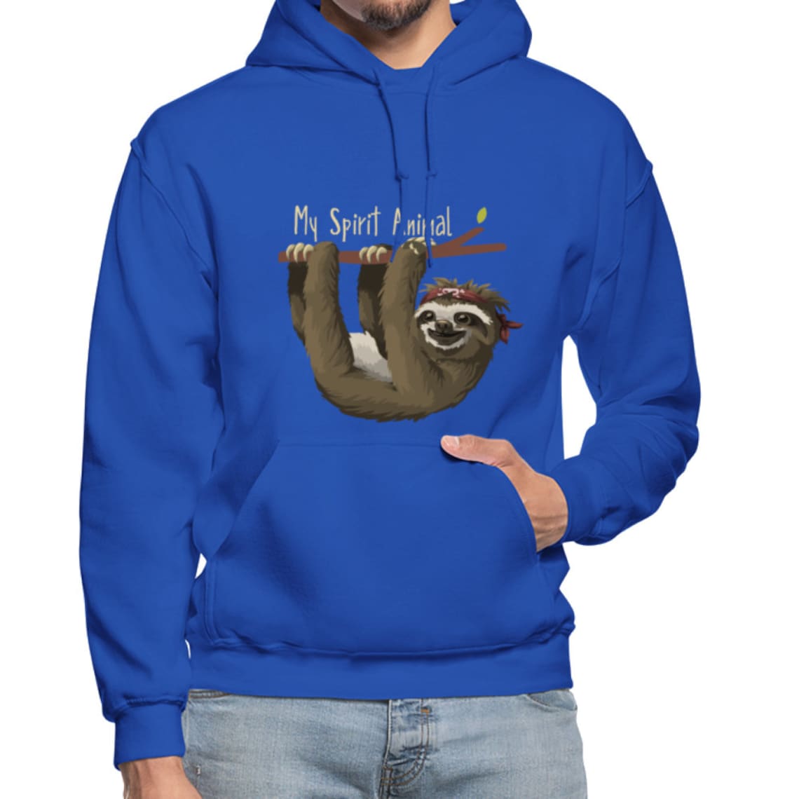 Sloth Spirit Animal Sloth Hoodie Hanging sloth Sloth Gifts Etsy
