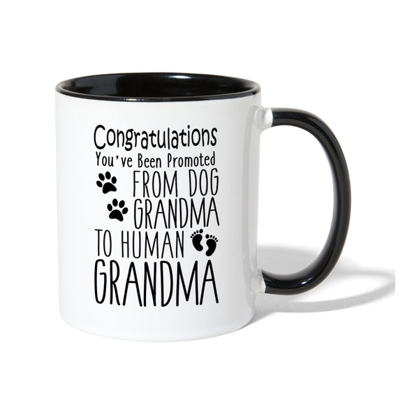 Promoted from dog grandma top to human grandma mug