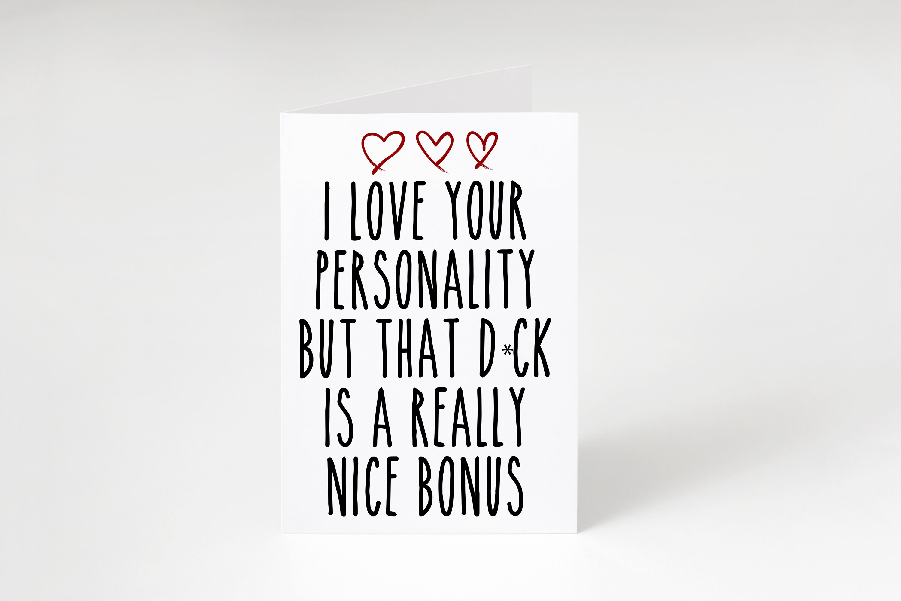 Naughty Card for Boyfriend or Husband, Valentine's Day Card, Birt…