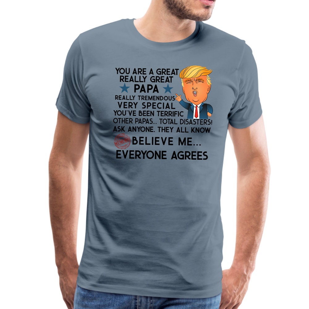 Papa Trump camisa, regalo de Navidad de la hija, regalo del día de los  padres de la esposa, papá papa abuelo Trump camisetas, Donald Trump -   México