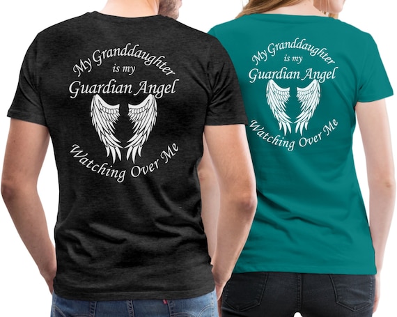 Camisetas de memoria de nieta Memorial Sympathy Grief Luto Regalos funerarios por la perdida de un nieto con alas de angel Etsy Espana