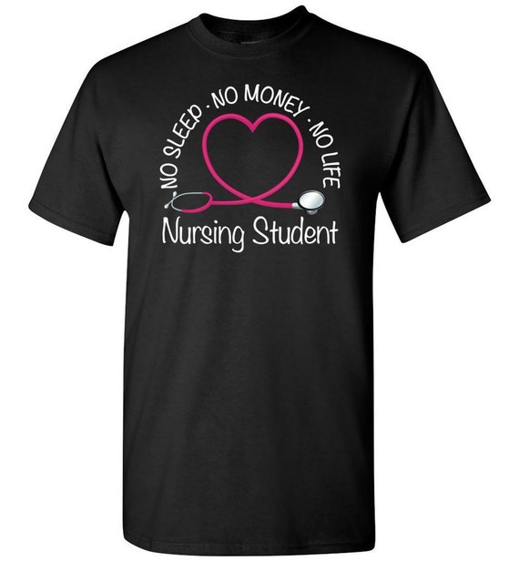 Nurse Shirt, Nursing Student Tee, Stethoscope Nurse Shirt, Student Nurse Gift, Nursing School, Nursing Student Gift, Nurses Graduation Gift