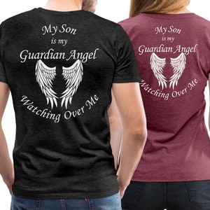 Son Guardian Angel T-Shirt: Memorial Sympathy Gift