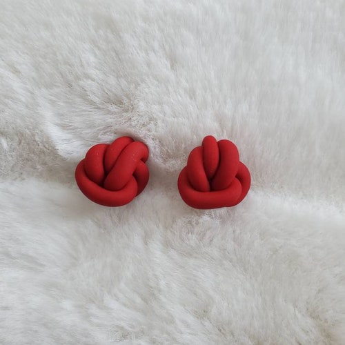 Polymer Stud Earrings/ Three Pack Stud Earrings/ Clay Studs Etsy