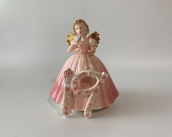 Vintage Sweet  Josef Originals 19TH Birthday Porcelain Ceramic Figurine