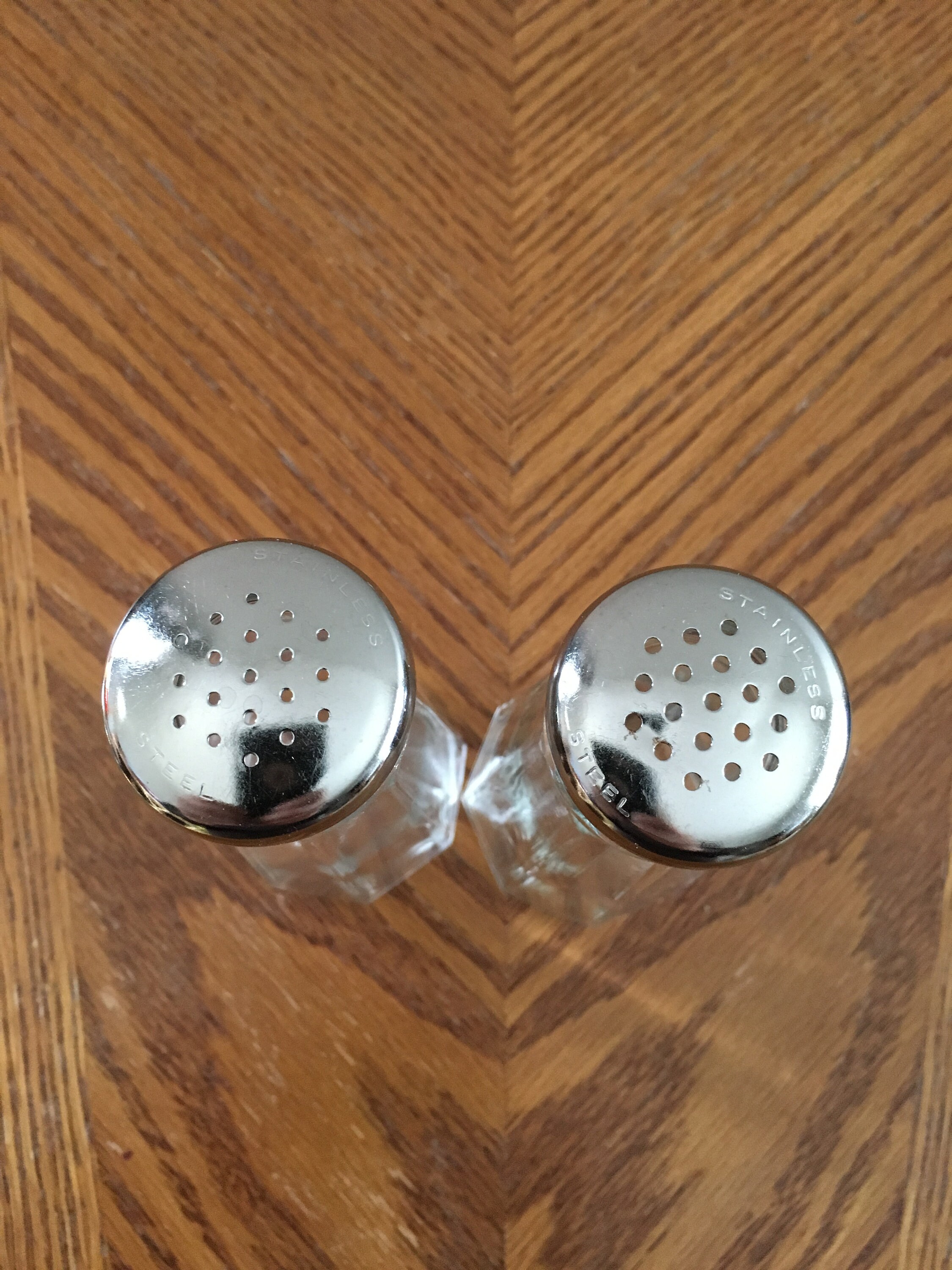 Vintage pair of Gemco salt and pepper shakers
