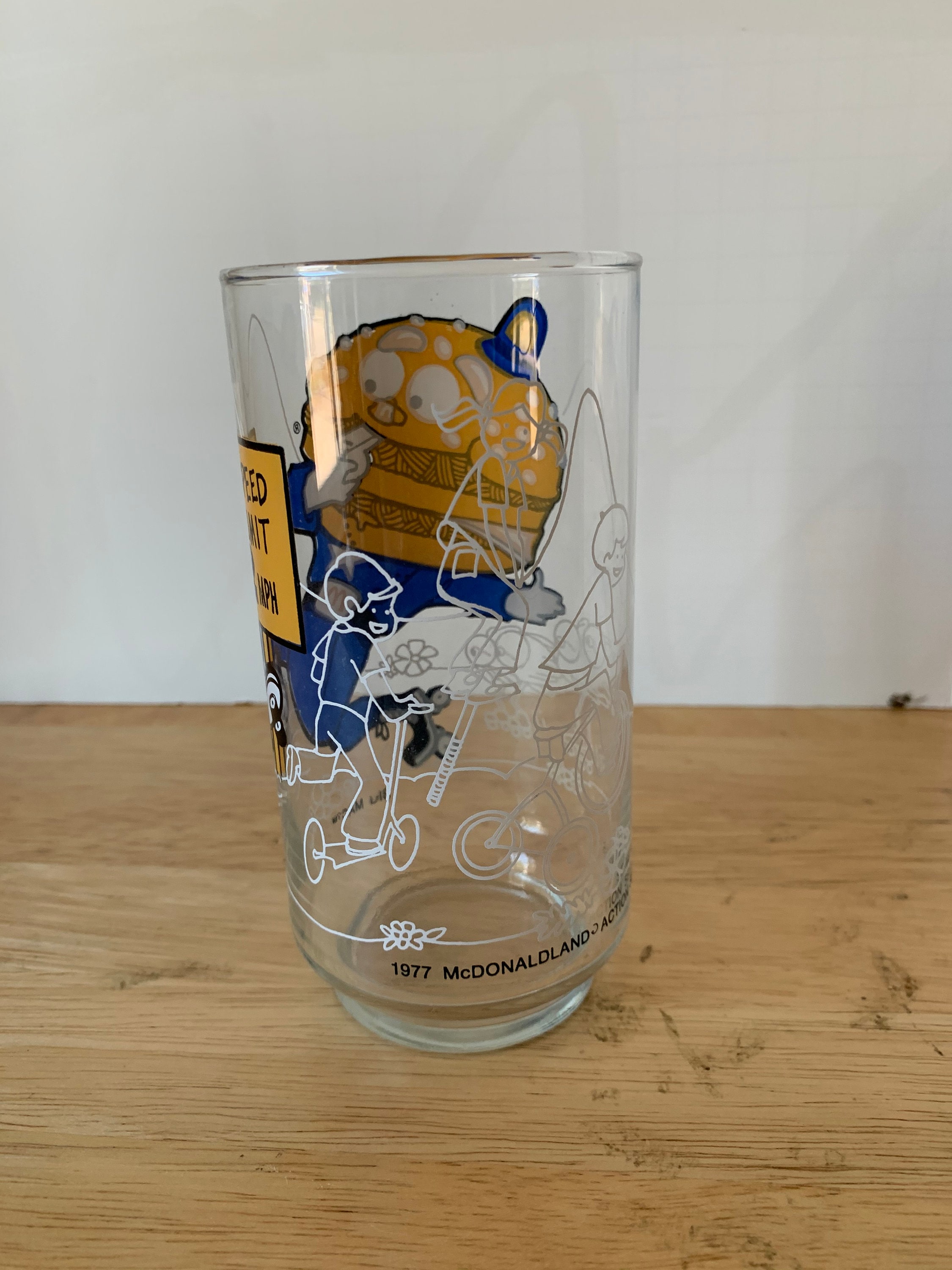 Vintage 1977 McDonalds Big Mac Drinking Glass