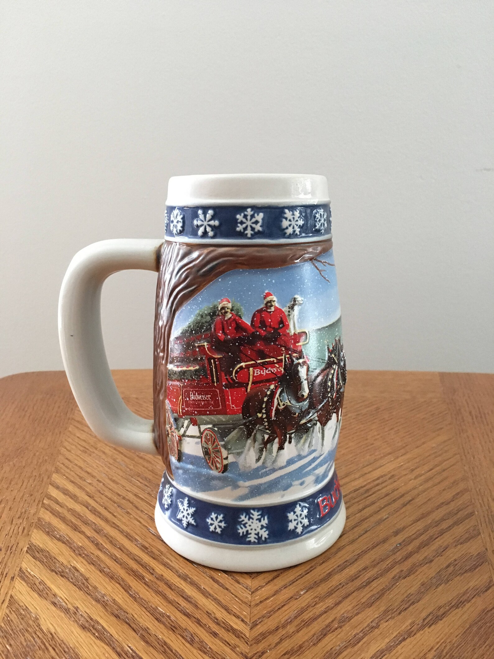 1995 Budweiser Beer Stein CS 263 lighting the Way Etsy