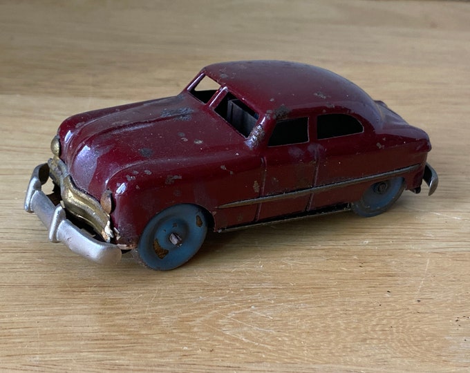 1940s Friction Toy Car - possibly a Ford -  Made in Occupied Japan