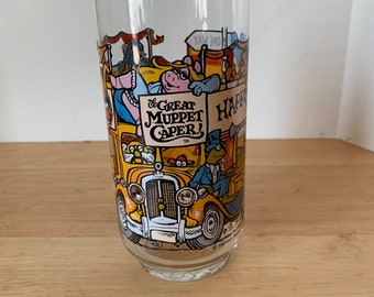 Vintage McDonalds Happiness Hotel "great Muppet Caper!" drinking Glass